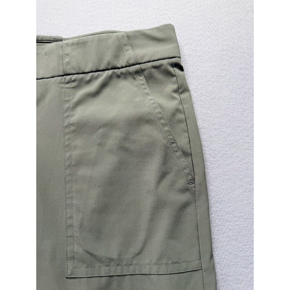 Athleta Tribeca Utility Crop Pants Womens 4 Laurel Olive High Rise - Picture 7 of 16